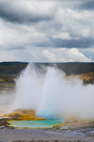 Clepsydra Geyser, Paint Pot Trail, Yellowstone NP, WY